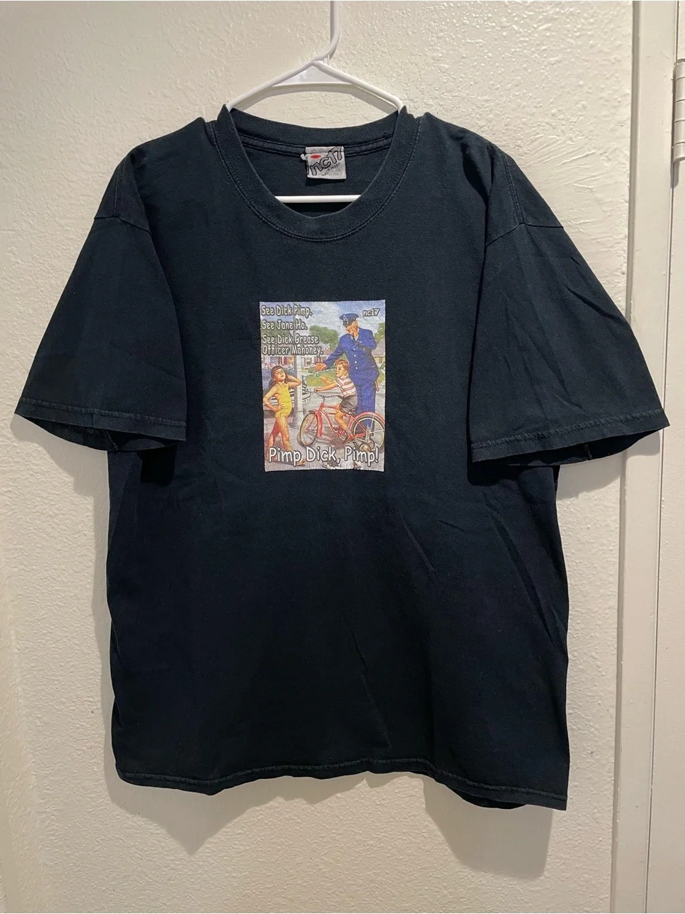 Vintage 90s NC-17 Skatewear Graphic Tee - Rare Archive Streetwear Size L